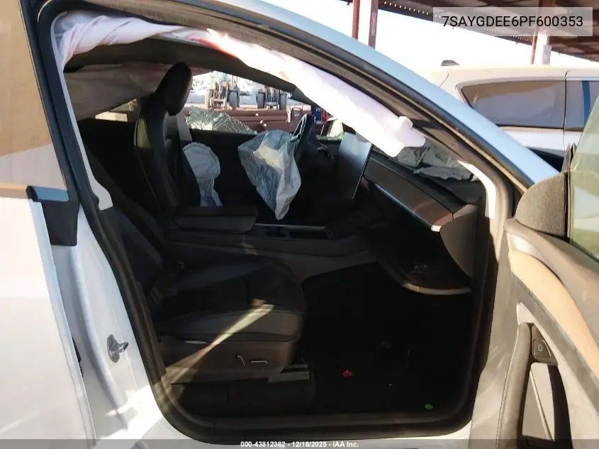 7SAYGDEE6PF600353 2023 Tesla Model Y
