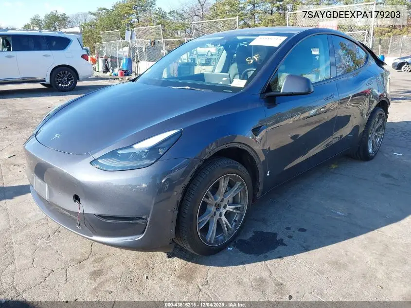 7SAYGDEEXPA179203 2023 Tesla Model Y Awd/Long Range Dual Motor All-Wheel Drive