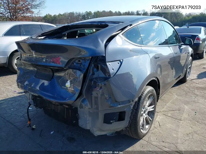 7SAYGDEEXPA179203 2023 Tesla Model Y Awd/Long Range Dual Motor All-Wheel Drive