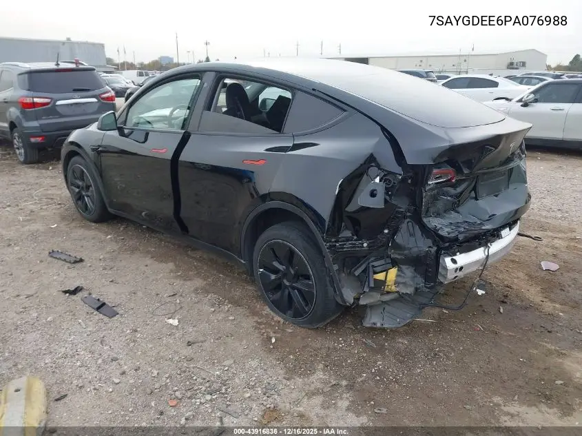 7SAYGDEE6PA076988 2023 Tesla Model Y Awd/Long Range Dual Motor All-Wheel Drive