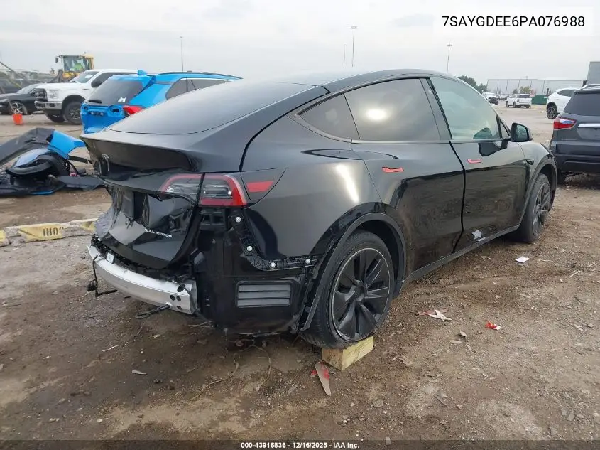 7SAYGDEE6PA076988 2023 Tesla Model Y Awd/Long Range Dual Motor All-Wheel Drive