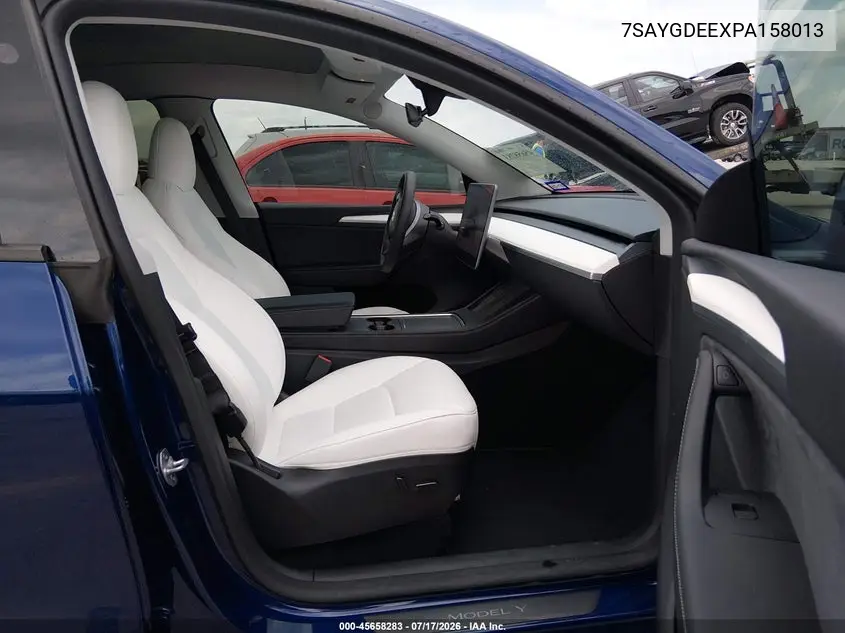 2023 Tesla Model Y Awd/Long Range Dual Motor All-Wheel Drive VIN: 7SAYGDEEXPA158013 Lot: 45658283