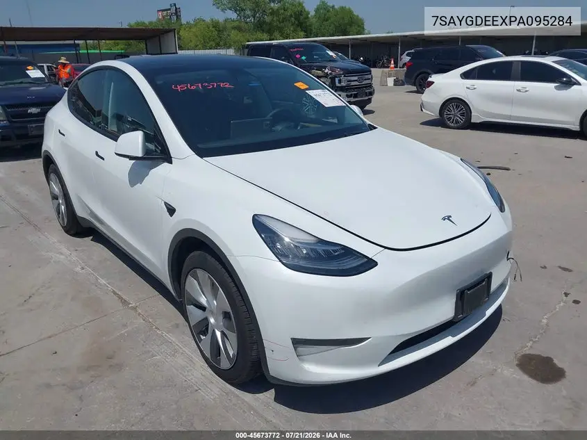 2023 Tesla Model Y Awd/Long Range Dual Motor All-Wheel Drive VIN: 7SAYGDEEXPA095284 Lot: 45673772