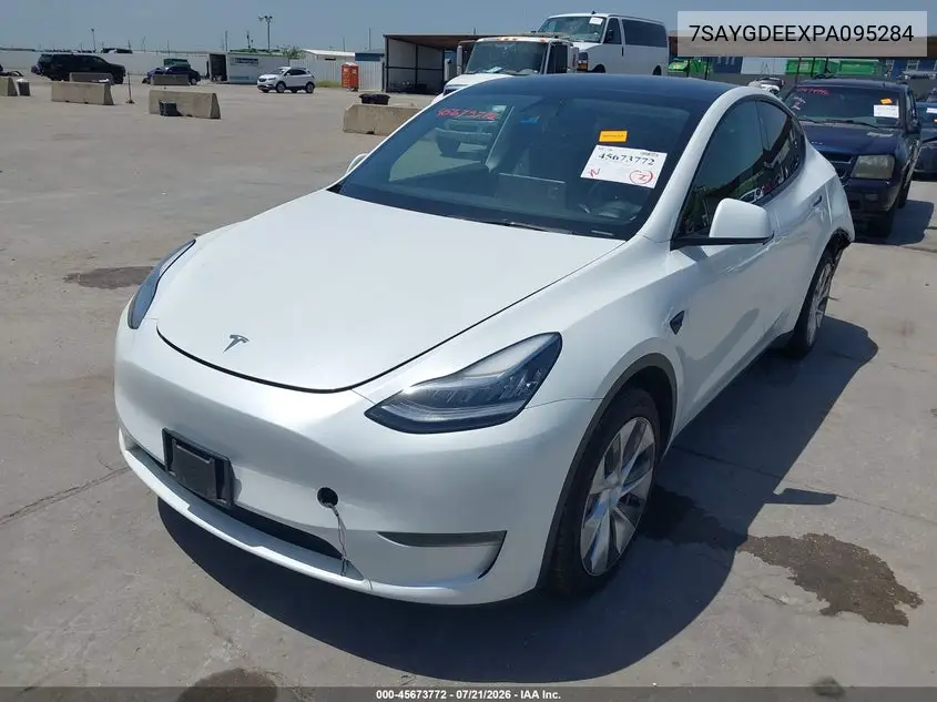 2023 Tesla Model Y Awd/Long Range Dual Motor All-Wheel Drive VIN: 7SAYGDEEXPA095284 Lot: 45673772