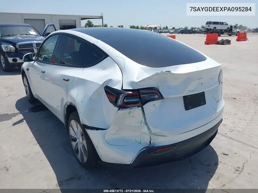 2023 Tesla Model Y Awd/Long Range Dual Motor All-Wheel Drive VIN: 7SAYGDEEXPA095284 Lot: 45673772
