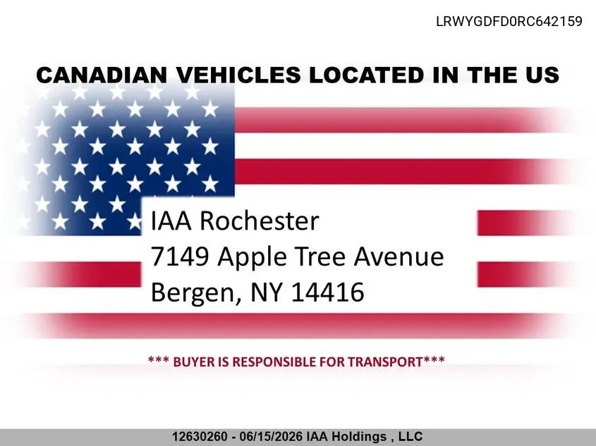 2024 Tesla Model Y Long Range/Rwd VIN: LRWYGDFD0RC642159 Lot: 12630260