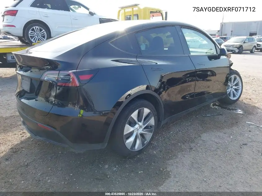 7SAYGDEDXRF071712 2024 Tesla Model Y Rwd