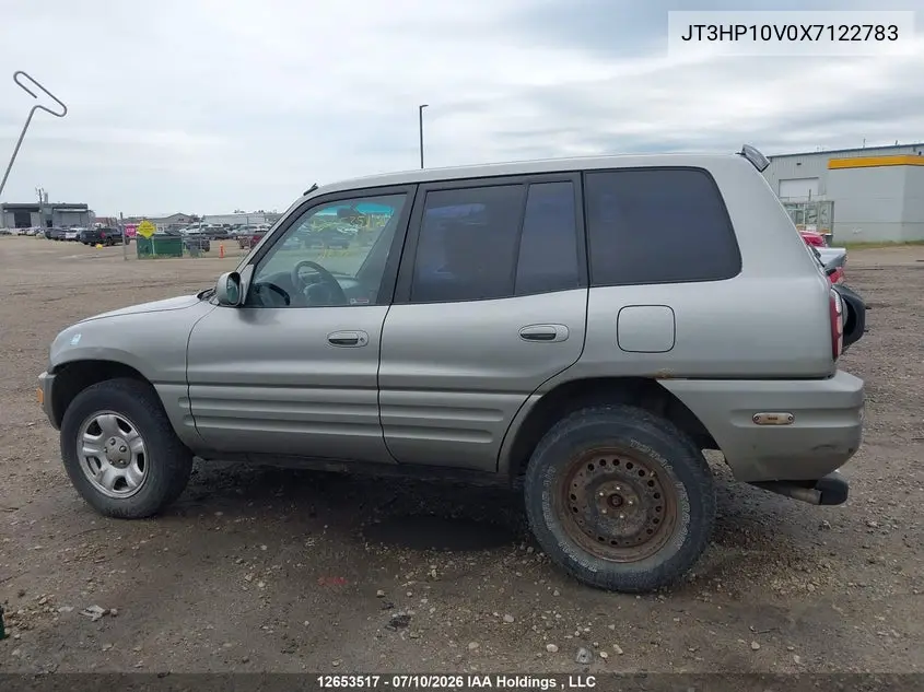 1999 Toyota Rav4 VIN: JT3HP10V0X7122783 Lot: 12653517x