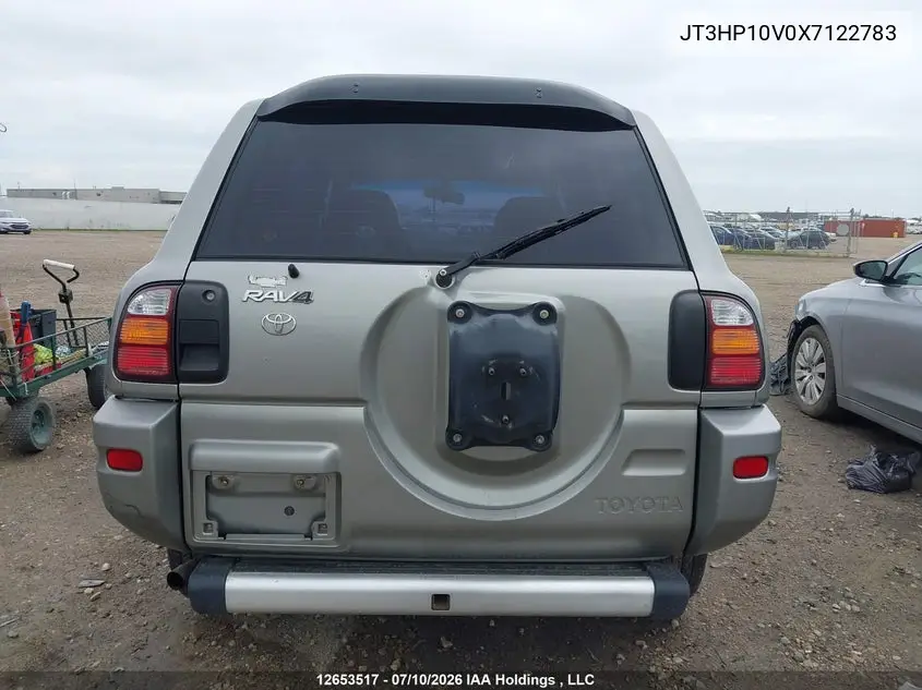 1999 Toyota Rav4 VIN: JT3HP10V0X7122783 Lot: 12653517x