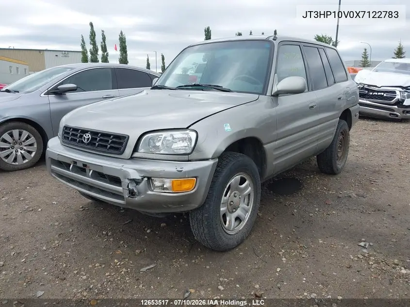1999 Toyota Rav4 VIN: JT3HP10V0X7122783 Lot: 12653517x
