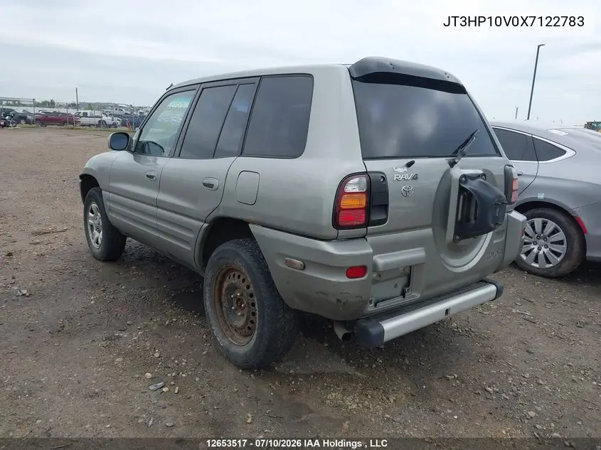 1999 Toyota Rav4 VIN: JT3HP10V0X7122783 Lot: 12653517x