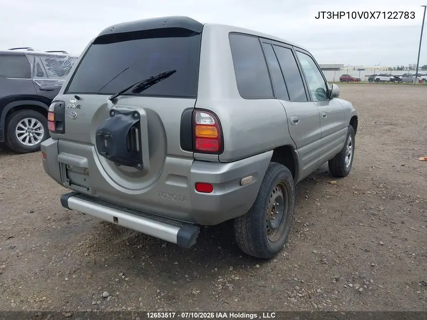1999 Toyota Rav4 VIN: JT3HP10V0X7122783 Lot: 12653517x