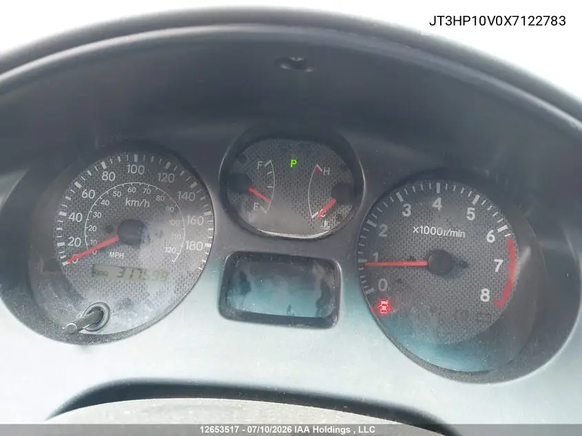 1999 Toyota Rav4 VIN: JT3HP10V0X7122783 Lot: 12653517x