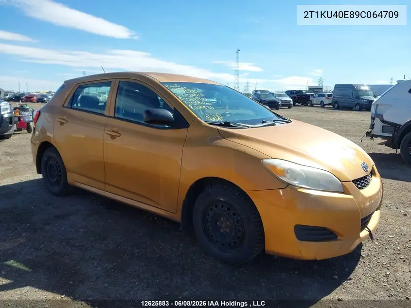 2009 Toyota Corolla Matrix VIN: 2T1KU40E89C064709 Lot: 12625883