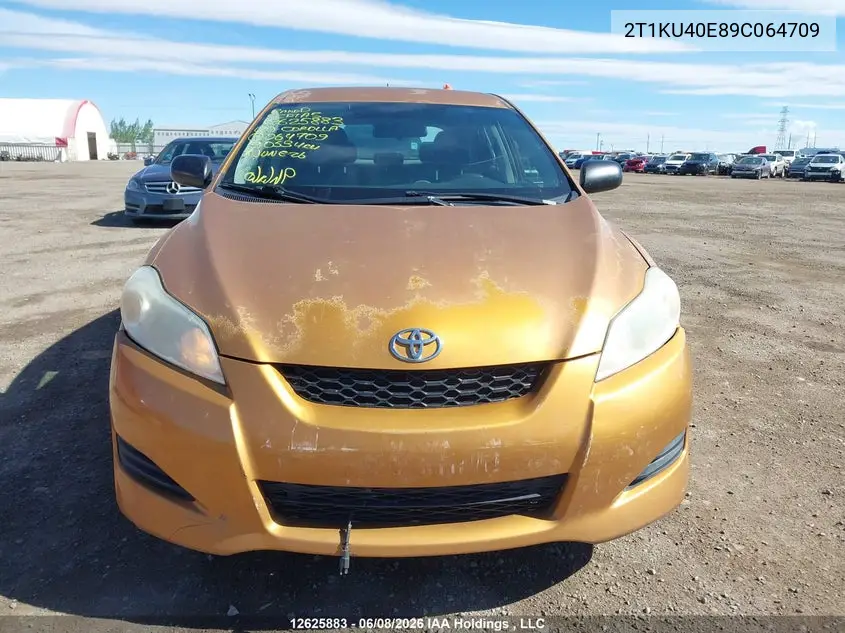 2009 Toyota Corolla Matrix VIN: 2T1KU40E89C064709 Lot: 12625883
