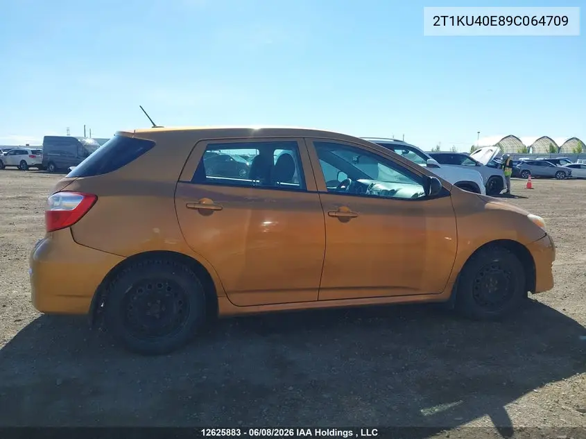 2009 Toyota Corolla Matrix VIN: 2T1KU40E89C064709 Lot: 12625883