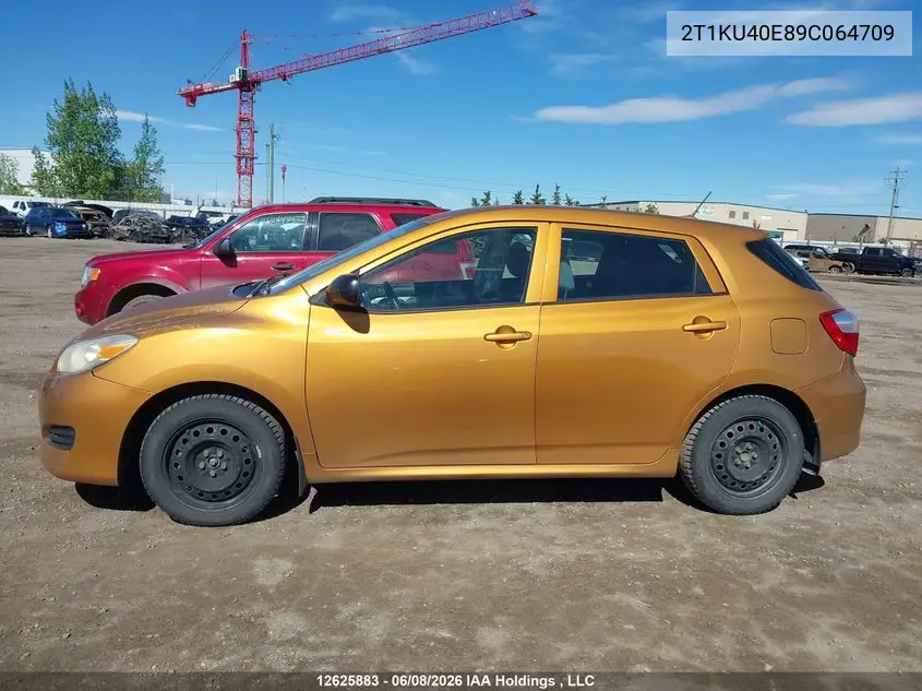 2009 Toyota Corolla Matrix VIN: 2T1KU40E89C064709 Lot: 12625883