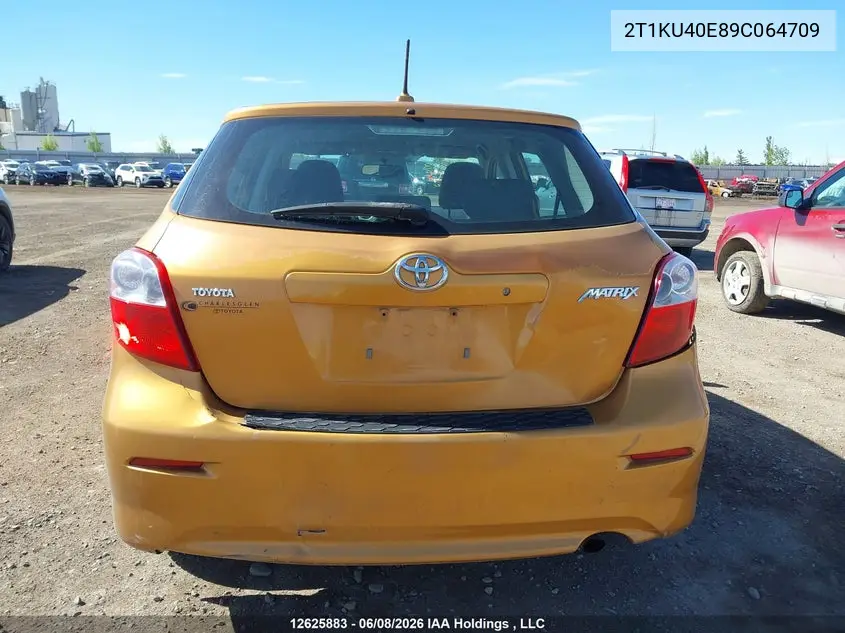 2009 Toyota Corolla Matrix VIN: 2T1KU40E89C064709 Lot: 12625883