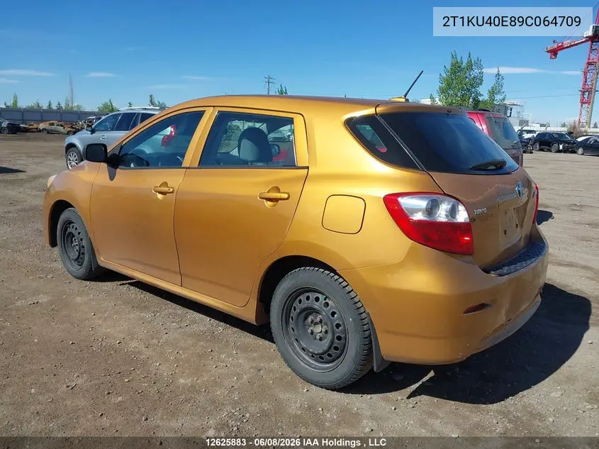 2009 Toyota Corolla Matrix VIN: 2T1KU40E89C064709 Lot: 12625883