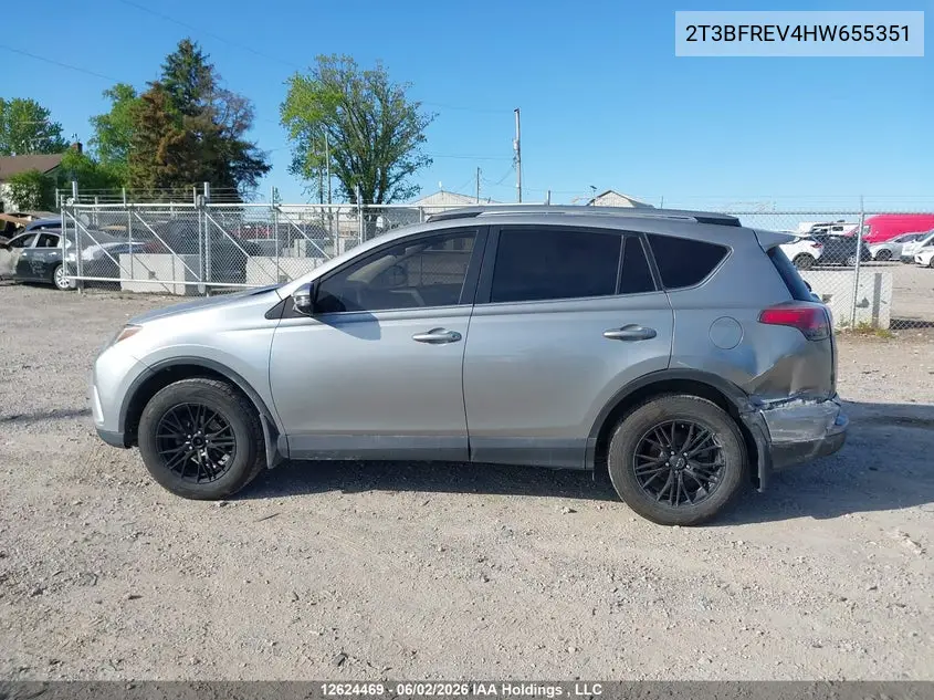 2017 Toyota Rav4 Le VIN: 2T3BFREV4HW655351 Lot: 12624469