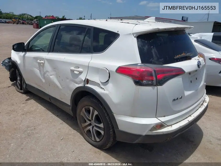 2017 Toyota Rav4 Le VIN: JTMBFREV0HJ165553 Lot: 45460915