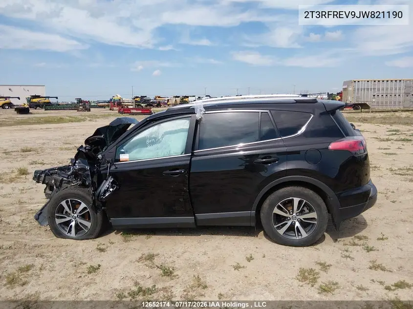 2018 Toyota Rav4 Adventure/Xle VIN: 2T3RFREV9JW821190 Lot: 12652174