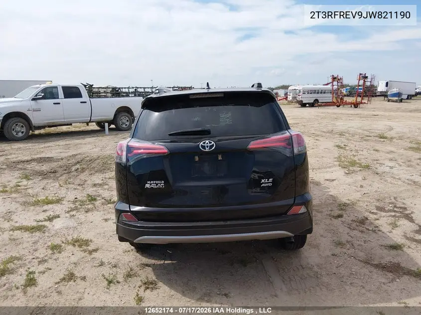2018 Toyota Rav4 Adventure/Xle VIN: 2T3RFREV9JW821190 Lot: 12652174