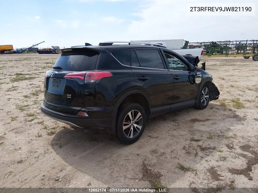 2018 Toyota Rav4 Adventure/Xle VIN: 2T3RFREV9JW821190 Lot: 12652174