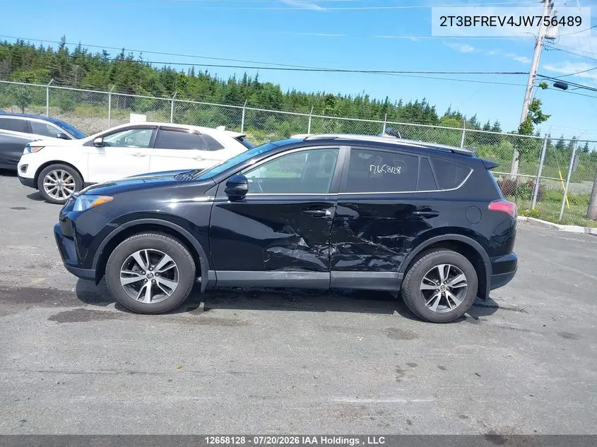 2018 Toyota Rav4 Le VIN: 2T3BFREV4JW756489 Lot: 12658128