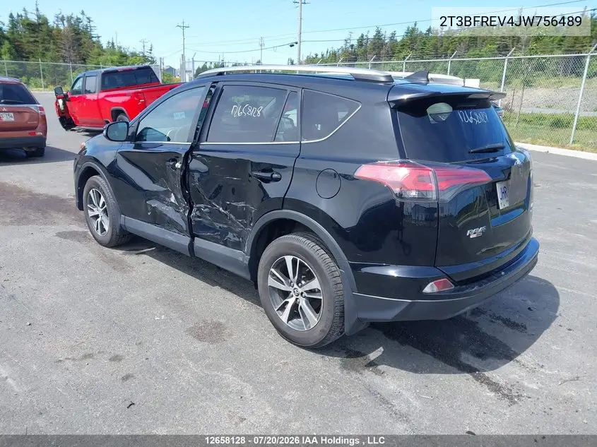 2018 Toyota Rav4 Le VIN: 2T3BFREV4JW756489 Lot: 12658128