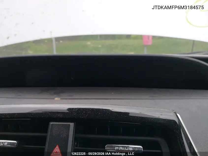 2021 Toyota Prius Prime VIN: JTDKAMFP6M3184575 Lot: 12622225