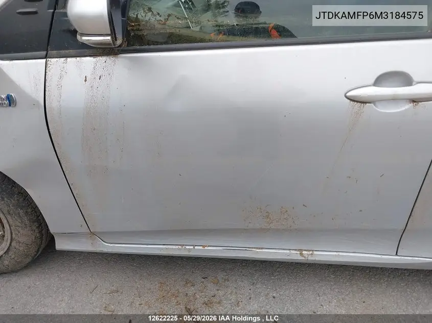 2021 Toyota Prius Prime VIN: JTDKAMFP6M3184575 Lot: 12622225