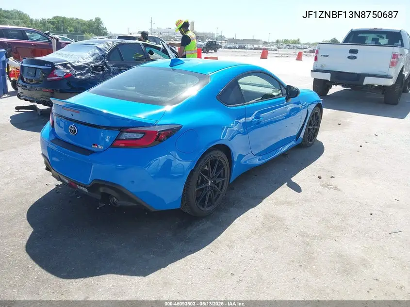 2022 Toyota Gr86 Premium VIN: JF1ZNBF13N8750687 Lot: 45093503