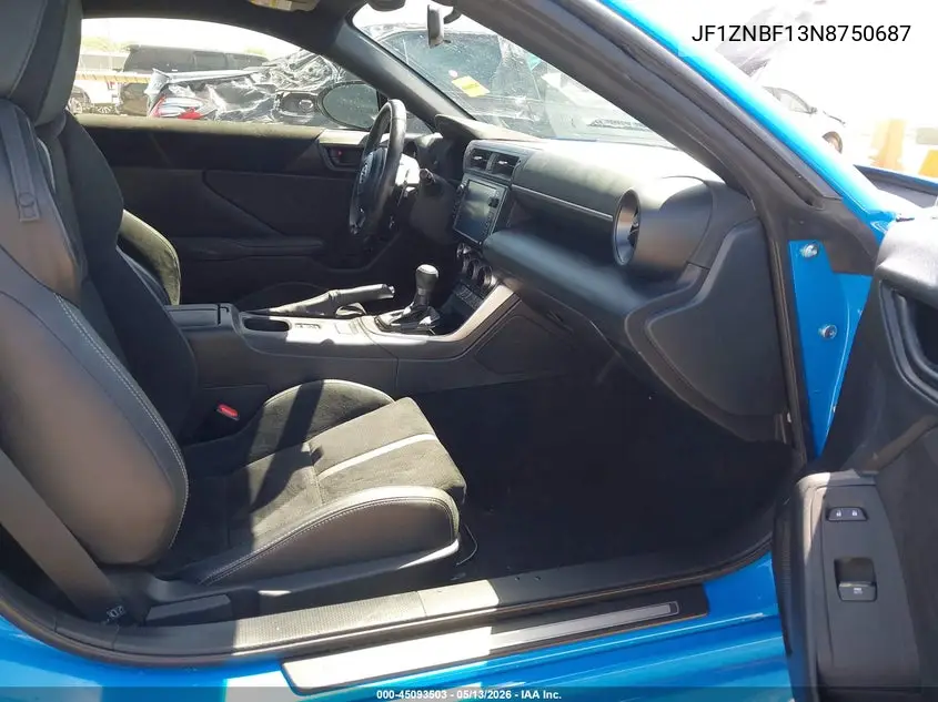 2022 Toyota Gr86 Premium VIN: JF1ZNBF13N8750687 Lot: 45093503