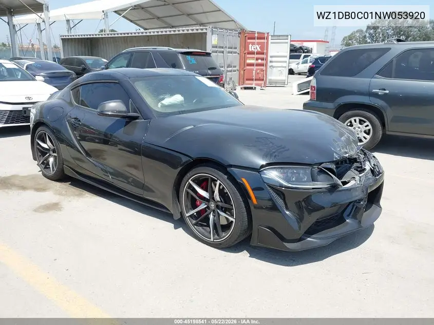 2022 Toyota Gr Supra 3.0 Premium VIN: WZ1DB0C01NW053920 Lot: 45198541