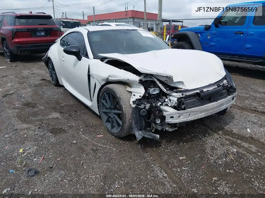 2022 Toyota Gr86 Premium VIN: JF1ZNBF15N8756569 Lot: 45223141