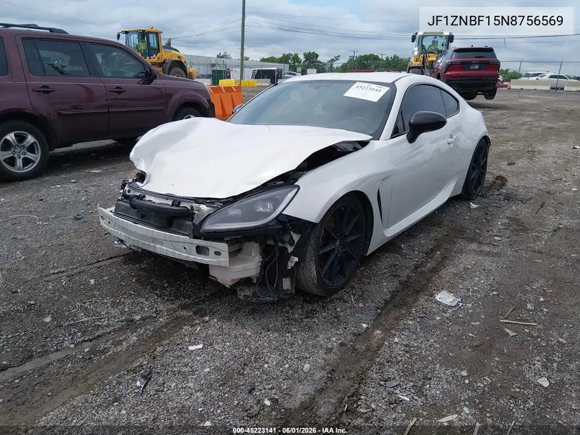 2022 Toyota Gr86 Premium VIN: JF1ZNBF15N8756569 Lot: 45223141