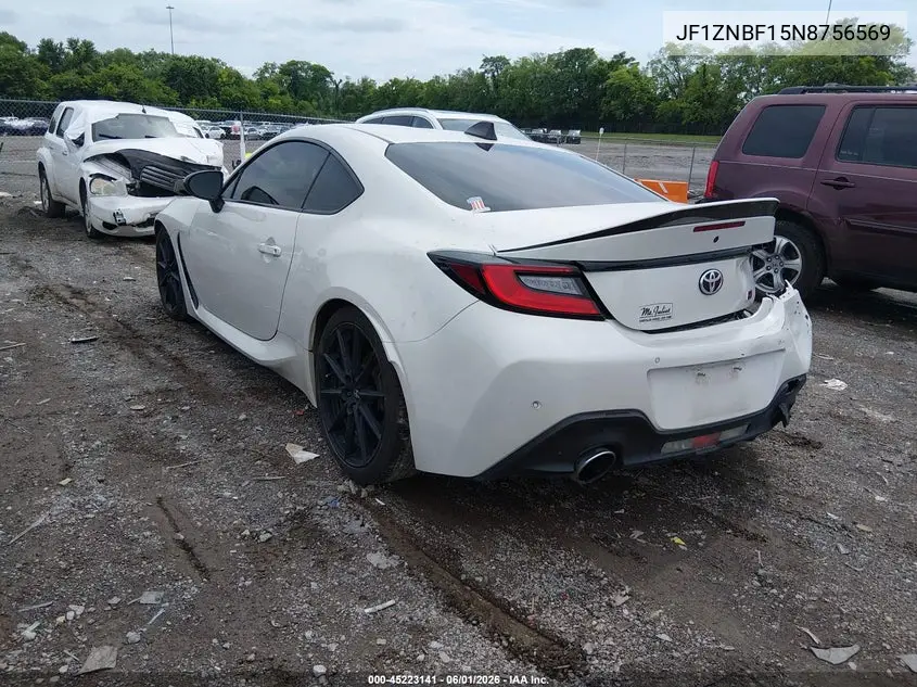 2022 Toyota Gr86 Premium VIN: JF1ZNBF15N8756569 Lot: 45223141