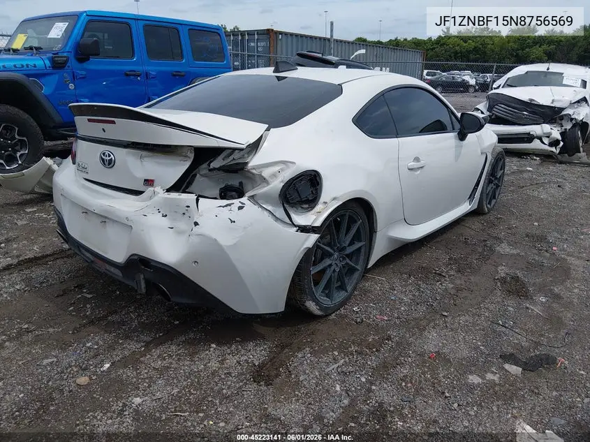 2022 Toyota Gr86 Premium VIN: JF1ZNBF15N8756569 Lot: 45223141