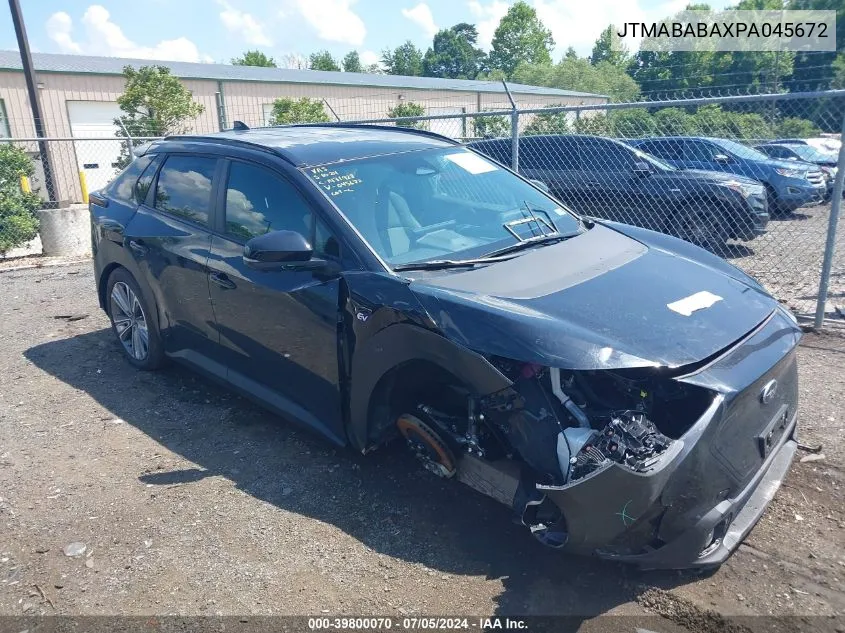 2023 Subaru Solterra Limited VIN: JTMABABAXPA045672 Lot: 39800070