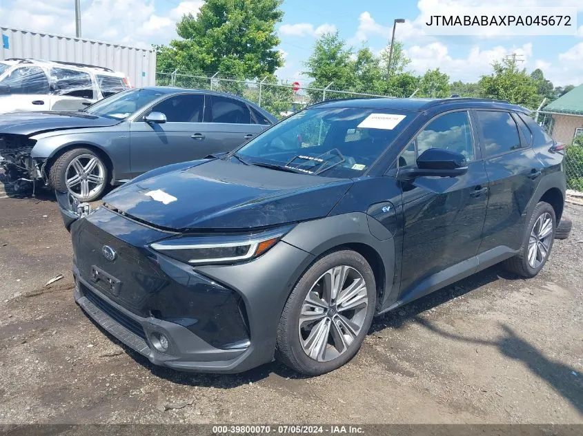 2023 Subaru Solterra Limited VIN: JTMABABAXPA045672 Lot: 39800070