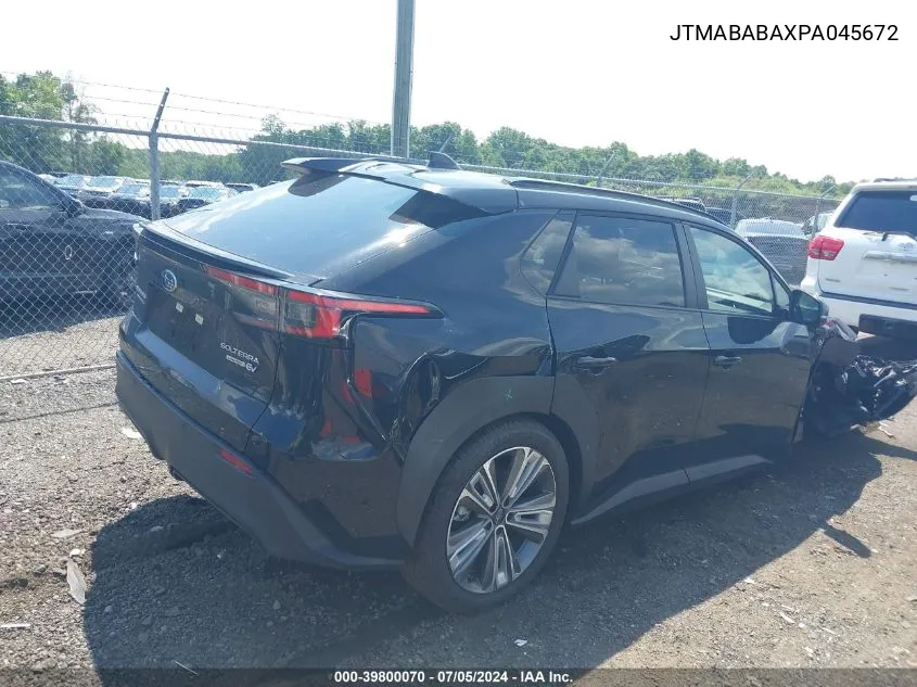2023 Subaru Solterra Limited VIN: JTMABABAXPA045672 Lot: 39800070