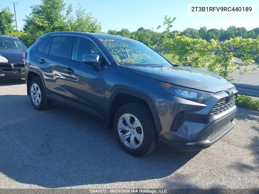 2024 Toyota Rav4 VIN: 2T3B1RFV9RC440189 Lot: 12641072