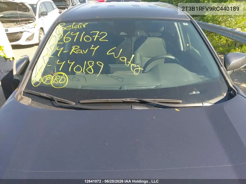 2024 Toyota Rav4 VIN: 2T3B1RFV9RC440189 Lot: 12641072