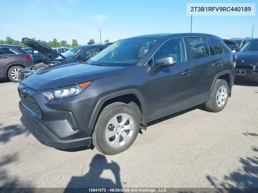 2024 Toyota Rav4 VIN: 2T3B1RFV9RC440189 Lot: 12641072