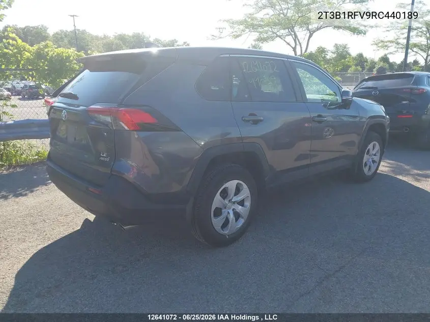 2024 Toyota Rav4 VIN: 2T3B1RFV9RC440189 Lot: 12641072