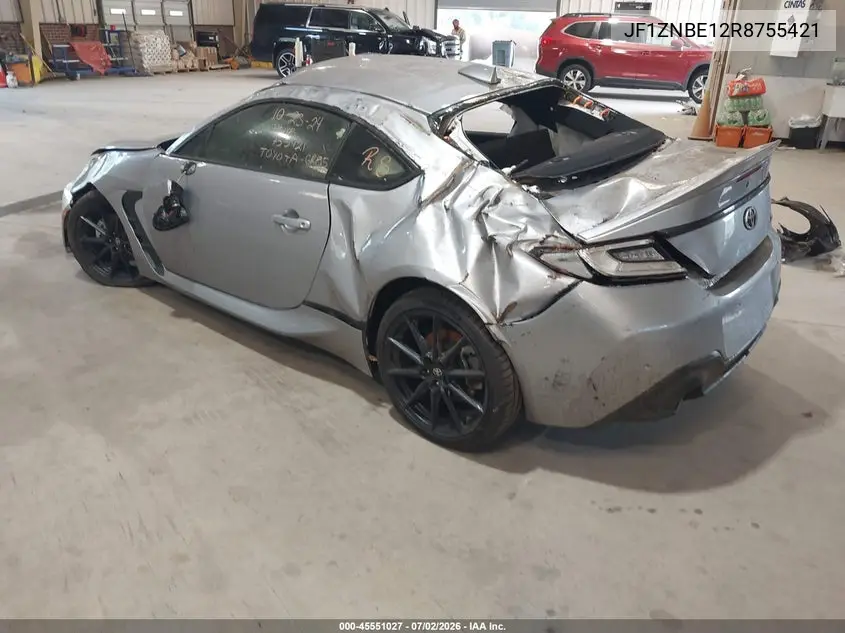 2024 Toyota Gr86 Premium VIN: JF1ZNBE12R8755421 Lot: 45551027
