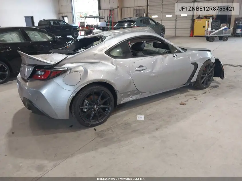 2024 Toyota Gr86 Premium VIN: JF1ZNBE12R8755421 Lot: 45551027