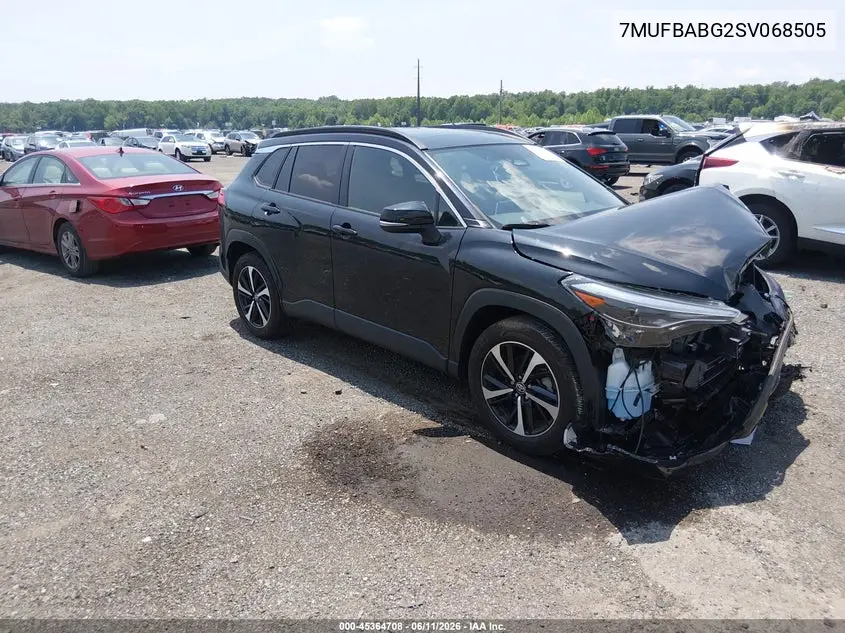 2025 Toyota Corolla Cross Hybrid Xse VIN: 7MUFBABG2SV068505 Lot: 45364708