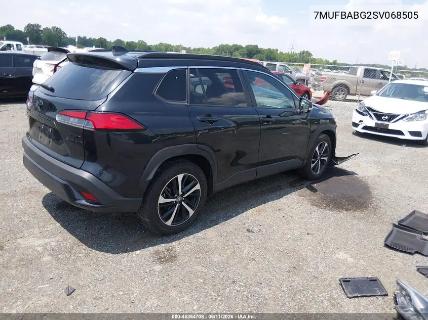 2025 Toyota Corolla Cross Hybrid Xse VIN: 7MUFBABG2SV068505 Lot: 45364708